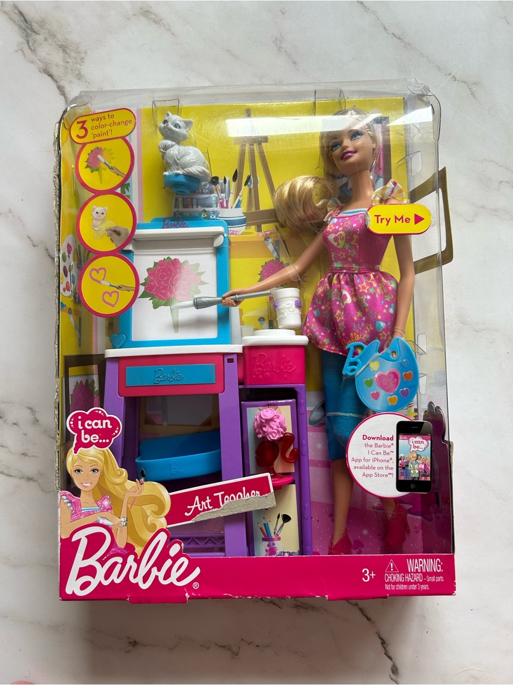 2010 I Can Be An Art Teacher Barbie Doll